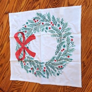 Hallmark Christmas Wreath tea towel